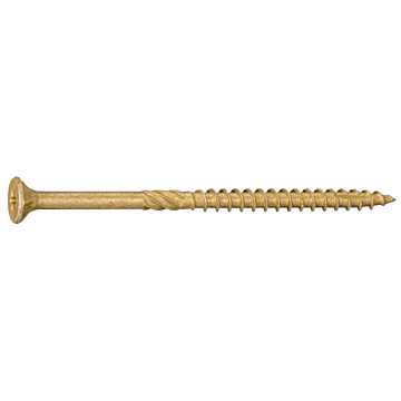 #10 x 3-1/2" Star Flat Head, Wood Screw, XL1500 Coated, Tan (Bulk Box 1 lb)