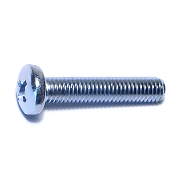 10-32 x 1" Phillips Pan Head, Machine Screw, Zinc (Bulk Box 1 lb)