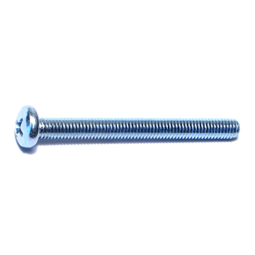 10-32 x 2" Phillips Pan Head, Machine Screw, Zinc (Bulk Box 1 lb)