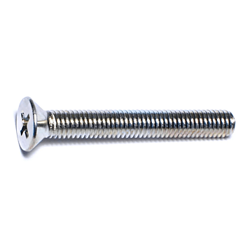 10-32 x 1-1/2" Phillips Flat Head, Machine Screw, Zinc (Bulk Box 1 lb)