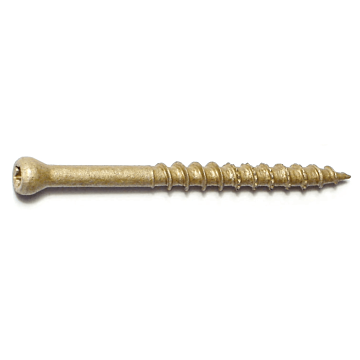 #8 x 2" Star Drive, Trim Head Screw, XL1500 Coated, Tan (Bulk Box 1 lb)
