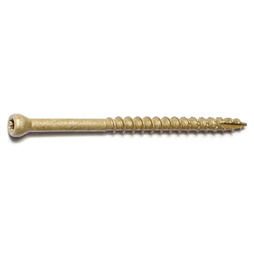 #8 x 2-1/2" Star Drive, Trim Head Screw, XL1500 Coated, Tan (Bulk Box 1 lb)