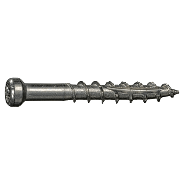 #8 x 1-1/4" Star Drive, Trim Head Screw, Stainless Steel (Bulk Box 1 lb)