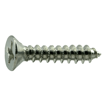 #6 x 3/4" Phillips Flat Head, Wood Screw, Zinc (Bulk Box 22 pk)