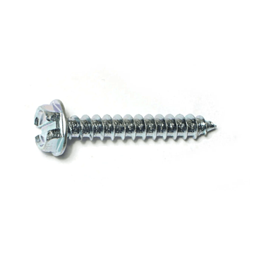 #10 x 1-1/4" Slotted Hex Washer Head, Sheet Metal Screw, Zinc (Bulk Box 6 pk)