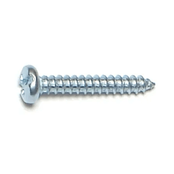 #4 x 3/4" Combo Pan Head, Sheet Metal Screw, Zinc (Bulk Box 22 pk)