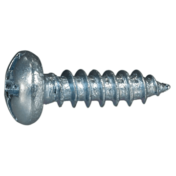 #6 x 1/2" Combo Pan Head, Sheet Metal Screw, Zinc (Bulk Box 22 pk)