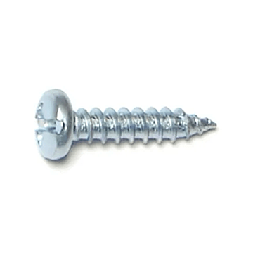 #6 x 5/8" Combo Pan Head, Sheet Metal Screw, Zinc (Bulk Box 20 pk)