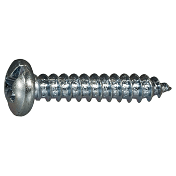 #6 x 3/4" Combo Pan Head, Sheet Metal Screw, Zinc (Bulk Box 18 pk)