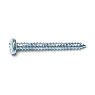 #6 x 1-1/4" Combo Pan Head, Sheet Metal Screw, Zinc (Bulk Box 12 pk)