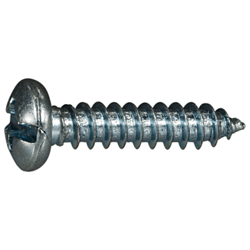 #8 x 3/4" Combo Pan Head, Sheet Metal Screw, Zinc (Bulk Box 14 pk)