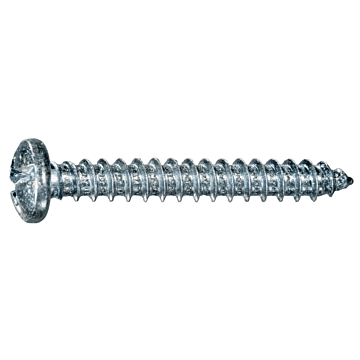 #8 x 1-1/4" Combo Pan Head, Sheet Metal Screw, Zinc (Bulk Box 10 pk)