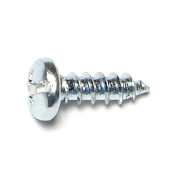 #10 x 5/8" Combo Pan Head, Sheet Metal Screw, Zinc (Bulk Box 10 pk)