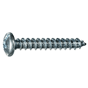 #10 x 1-1/4" Combo Pan Head, Sheet Metal Screw, Zinc (Bulk Box 8 pk)