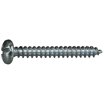 #10 x 1-1/2" Combo Pan Head, Sheet Metal Screw, Zinc (Bulk Box 6 pk)