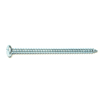 #10 x 3" Combo Pan Head, Sheet Metal Screw, Zinc (Bulk Box 4 pk)