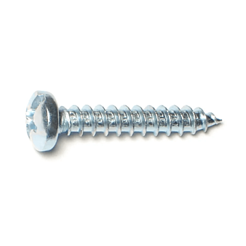 #12 x 1-1/4" Combo Pan Head, Sheet Metal Screw, Zinc (Bulk Box 5 pk)