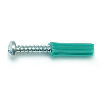 MIDWEST FASTENER Vinyl Ancor (2 pk) 1 in.
