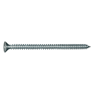 #10 x 3" Phillips Flat Head, Sheet Metal Screw, Zinc (Bulk Box 4 pk)