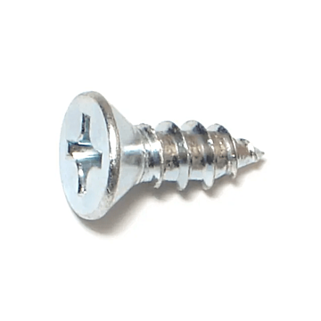 #14 x 3/4" Phillips Flat Head, Sheet Metal Screw, Zinc (Bulk Box 6 pk)