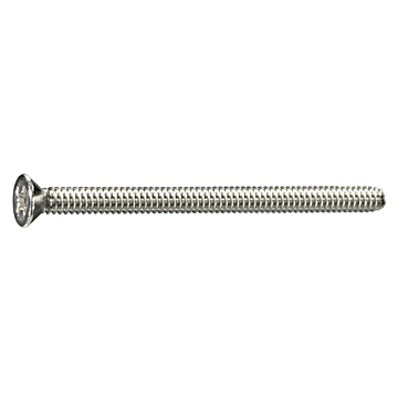 6-32 x 2" Phillips Flat Head, Machine Screw, Stainless Steel (Bulk Box 3 pc)