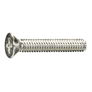 8-32 x 1" Phillips Flat Head, Machine Screw, Stainless Steel (Bulk Box 4 pc)