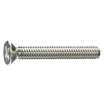 8-32 x 1-1/4" Phillips Flat Head, Machine Screw, Stainless Steel (Bulk Box 4 pc)