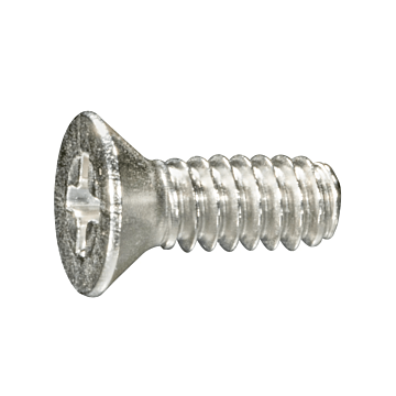 10-24 x 1/2" Phillips Flat Head, Machine Screw, Stainless Steel (Bulk Box 4 pc)