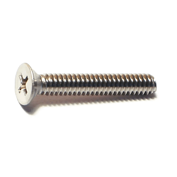 10-24 x 1-1/4" Phillips Flat Head, Machine Screw, Stainless Steel (Bulk Box 3 pc)