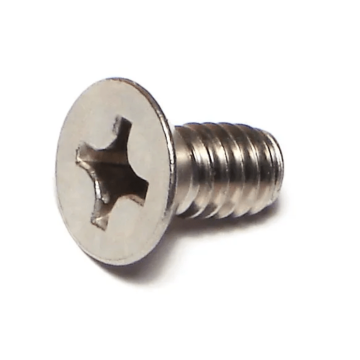 1/4"-20 x 1/2" Phillips Flat Head, Machine Screw, Stainless Steel (Bulk Box 3 pc)
