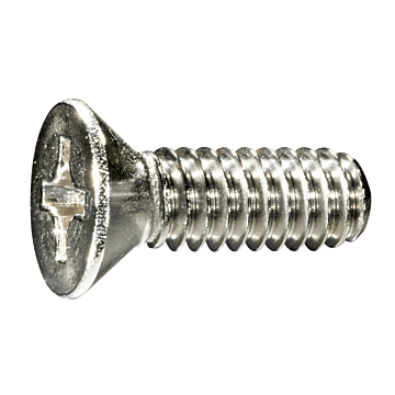 1/4"-20 x 3/4" Phillips Flat Head, Machine Screw, Stainless Steel (Bulk Box 3 pc)
