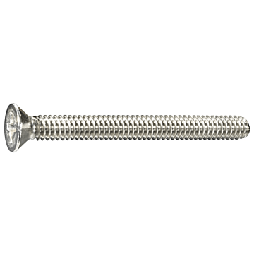 1/4"-20 x 2-1/2" Phillips Flat Head, Machine Screw, Stainless Steel (Bulk Box 2 pc)