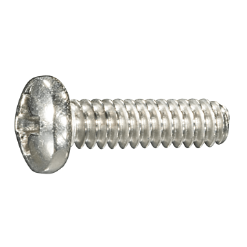 6-32 x 1/2" Phillips Pan Head, Machine Screw, Stainless Steel (Bulk Box 6 pc)