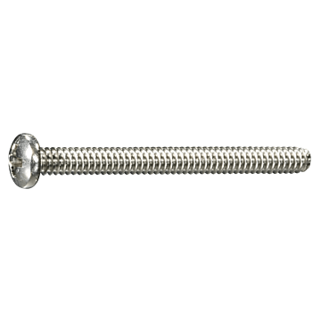 6-32 x 1-1/2" Phillips Pan Head, Machine Screw, Stainless Steel (Bulk Box 4 pc)
