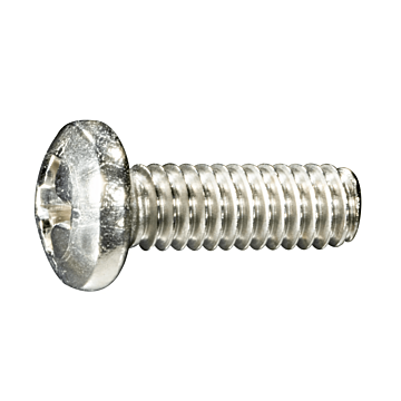 8-32 x 1/2" Phillips Pan Head, Machine Screw, Stainless Steel (Bulk Box 5 pc)
