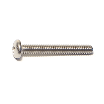 8-32 x 1-1/4" Phillips Pan Head, Machine Screw, Stainless Steel (Bulk Box 4 pc)