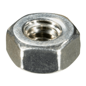 1/4"-20 Hex Nut Coarse Thread, Stainless Steel