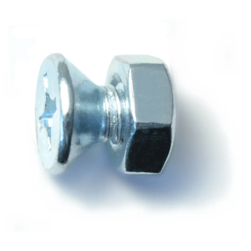 1/4"-20 x 1/2" Phillips Flat Head, Machine Screw, Zinc (Bulk Box 6 pc)