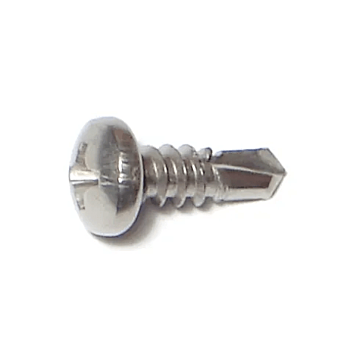#8 x 1/2" Phillips Pan Head, Self-Drilling Screw, Stainless Steel (Bulk Box 18 pc)