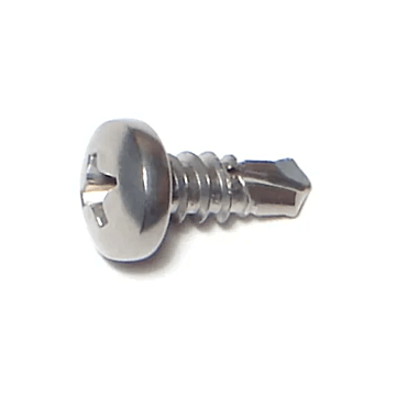 #10 x 1/2" Phillips Pan Head, Self-Drilling Screw, Stainless Steel (Bulk Box 13 pc)