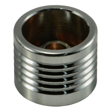 Midwest Fastener ock Hd Cover Chr, 1/4 S