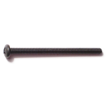 6-32 x 2" Phillips Pan Head, Machine Screw, Black 