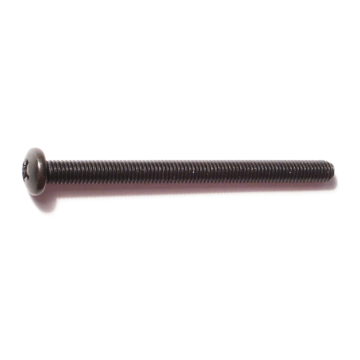 10-32 x 2-1/2" Phillips Pan Head, Machine Screw, Black 