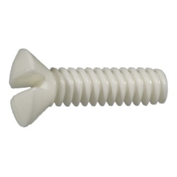 Switch Plate Screw (Nylon - White)  6-32 x 1/2 in.