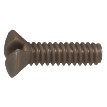 Switch Plate Screw (Nylon - Brown)  6-32 x 1/2 in.
