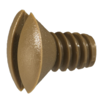 Switch Plate Screw (Nylon - Brown)  6-32 x 1/4 in.