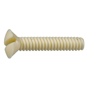 Switch Plate Screw (Nylon - Ivory)  6-32 x 3/4 in.