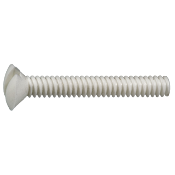 Switch Plate Screw (Nylon - White)  6-32 x 1 in.