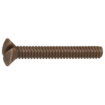 Switch Plate Screw (Nylon - Brown)  6-32 x 1 in.