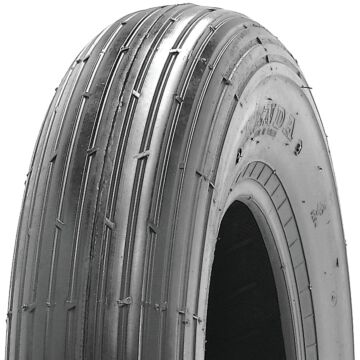Martin Wheel Company 400-6 2-Ply Wheelbarrow Tire Only, Ribbed Tread